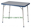 Crespo Tisch mit Aluminiumrahmen 101 x 65 cm Farbe grau