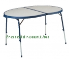 Crespo Tisch oval Farbe grau