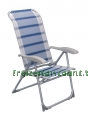 bel sol Aluminium Klappstuhl Leondardo Farbe blau