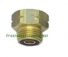 Anschlu�nippel f�r DIN-Regler an 33 kg Gasflasche