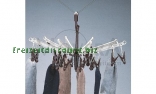 Mini W�schespinne grau-wei�