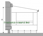 Omistor universelle Seitenwand f�r Markise Caravan Style