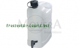 Combi Kanister 20 Liter m. Abla�hahn + Ausgie�e