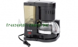 Kaffeemaschine 12 Volt 5 Tasse silber/schwarz