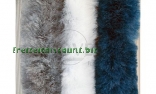 T�rvorhang 100x205 cm grau/wei�/blau