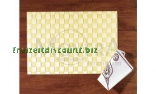 Tischset gelb geflochten 30 x 43 cm