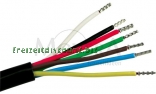 Fahrzeugleitung PVC, H05VV-F 7x1,0qmm, schwarz, R