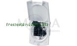 Universal-Vorzeltsteckdose Fb. weiss f. 230 V,