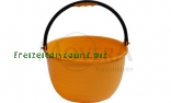 Eimer mit Henkel orange 35 cm breit, 20 cm h