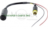 Adapter 4pol. Kameraleitung auf Cinch Stecker (V