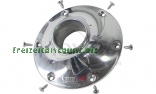 Aufbaurossette chrom f�r Tischfu� 70 cm