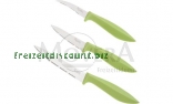 3tlg. Messerset Gr�n klein