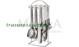 25tlg. Freizeitbesteck Touch wei� incl. Besteckst