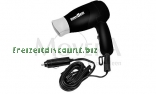 Haartrockner Monsun 12 V schwarz, Kunststoff 14,5x16,5x7 cm