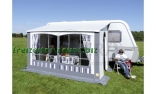 Reisevorzelt JAGST 200x350 cm Fb. grau