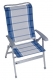Dukdalf Campingstuhl Limbo XXL Farbe wei�/blau