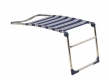 Crespo Beinauflage Farbe azur/grau