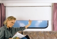 Springrollo 182x80 alu-sand