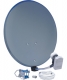 Sat-Spiegel 60cm mit digitalem Receiver 12/24/230 V