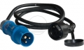 Adapterkabel CEE 17 Stecker auf Schukokupplung 1