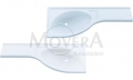 Eckwaschbecken Ablage re. wei�