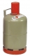 Gasflasche leer 5kg mit Ventil und Schutzkappe