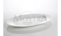 Edelweiss Platte oval 35,5 cm wei�