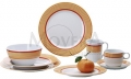 Geschirrset Trendline orange 16-teilig