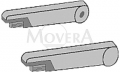 Velour Armlehnenbez�ge f�r ISRI ab 7/2006, dunk