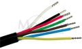 Fahrzeugleitung PVC, H05VV-F 7x1,0qmm, schwarz, R