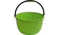 Eimer mit Henkel gr�n 35 cm breit 20 cm ho