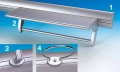 Ablage mit K�chenrollenhalter