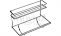 Gew�rzboard mit Papierrollen- halter 135x281x209 m