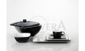 20 tlg Set Quadrato B&W