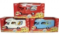 Camper Van farbl. sortiert mit Friktionsmotor blau, rot, wei�