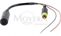 Adapter 4pol. Kameraleitung auf Cinch Stecker (V