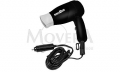Haartrockner Monsun 12 V schwarz, Kunststoff 14,5x16,5x7 cm