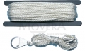 Zeltleine geflochten 2,5mm/1,3 wei� 4 St�ck SB